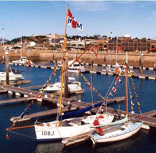 The Fiona and the Jesse in St Helier Marina during the rededication ceremony, September 1999